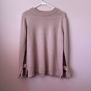 Enidmil Dusty Pink Crew Neck Sweater